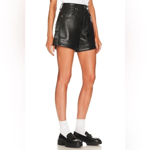 Agolde Recycled Leather Short Size 25 - Picture 3 of 9